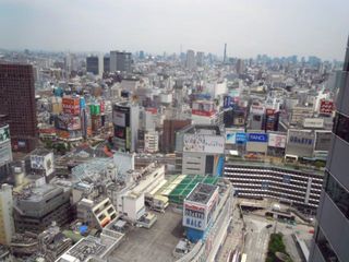 新宿エルタワー28階からの眺め