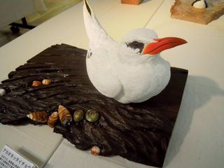 バードカービング展の写真